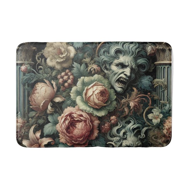 ⚰️ The Grief Council – Gothic Victorian Bath Mat (Front)