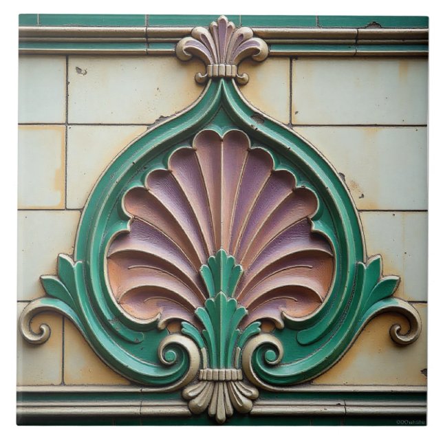 The Griffin's Plume Tile (Front)