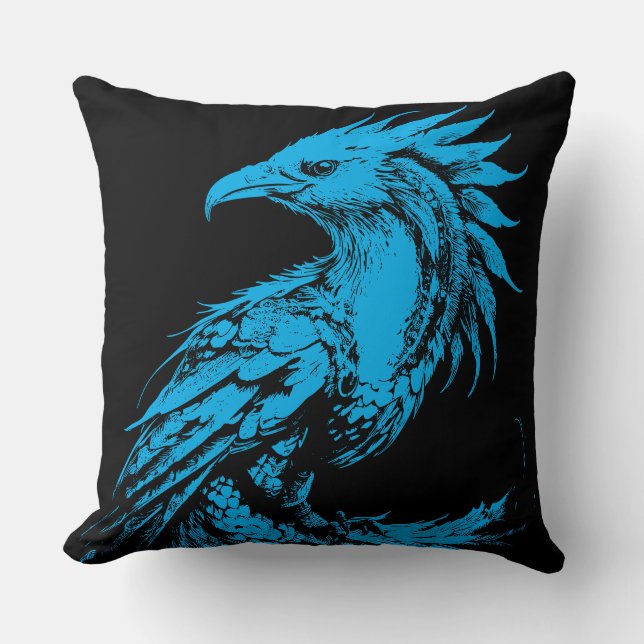 "The Griffon" Customisable Colour  Cushion (Front)