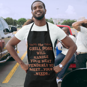 The Grill Boss Will Handle Your Meat Tenderly Apron