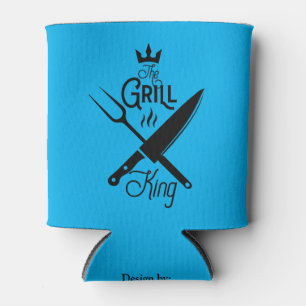 The grill king; bbq; barbeque; cook; grills can cooler