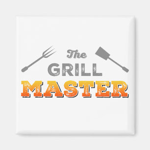 The Grill Master Pit Boss BBQ Magnet