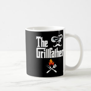 The Grillfather Bbq Grill And Smoker Graphic Tees  Coffee Mug
