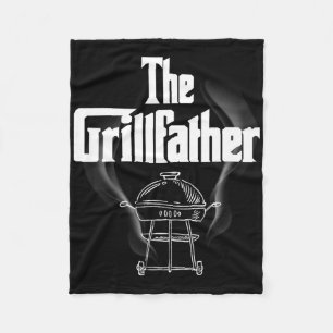 The Grillfather Bbq Grill Smoker Rbecue Grilling Fleece Blanket