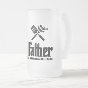 The Grillfather Frosted Glass Beer Mug