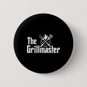 The Grillmaster Bbq Grill And Smoker Rbecue Chef M 6 Cm Round Badge