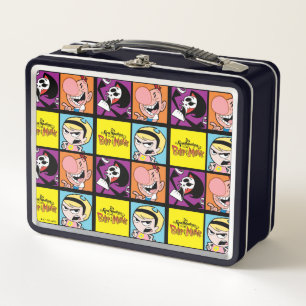 The Grim Adventures of Billy & Mandy Character Art Metal Lunch Box