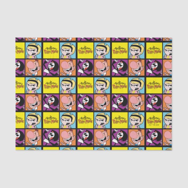 The Grim Adventures of Billy & Mandy Character Art Tissue Paper (Front)