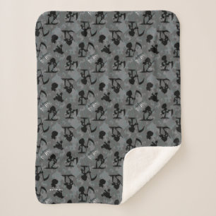 The Grim Adventures of Billy & Mandy Pattern Sherpa Blanket