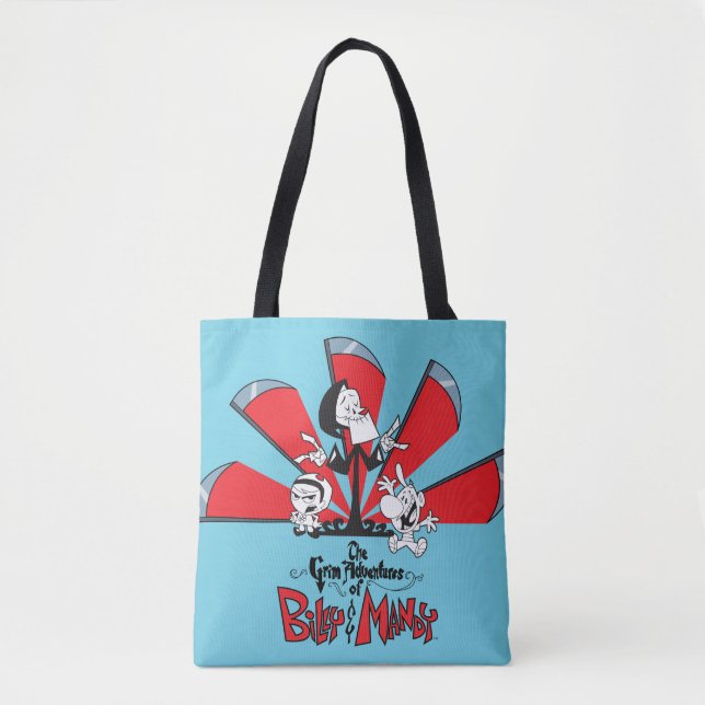 The Grim Adventures of Billy & Mandy Scythes Art Tote Bag (Front)