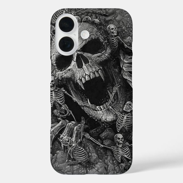 The Grim Beauty, Death Skeleton Case-Mate iPhone Case (Back)