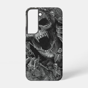 The Grim Beauty, Death Skeleton Samsung Galaxy Case