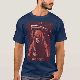 The Grim Reaper Death Tarot Card Halloween T-Shirt