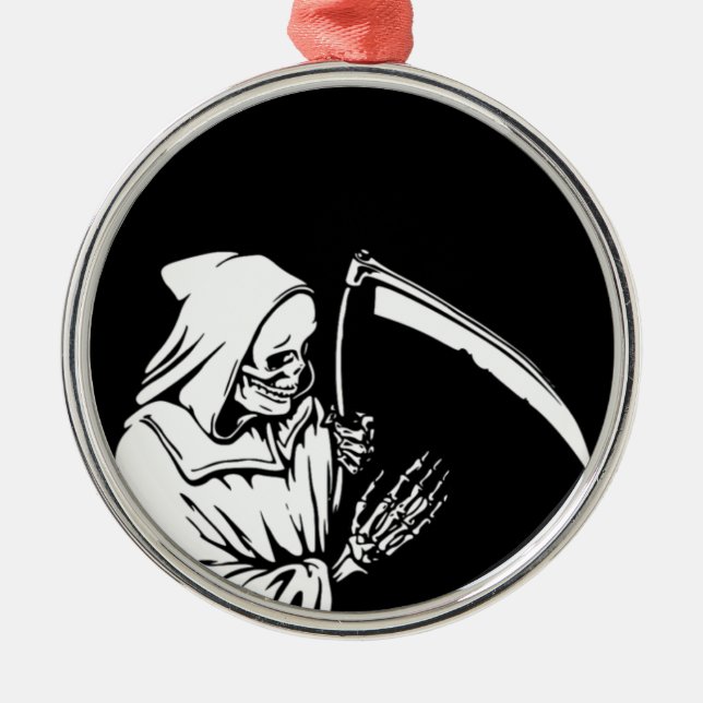 The Grim Reaper or Death Metal Tree Decoration (Front)