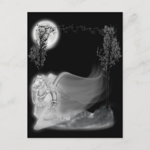 The Grim Reaper Rides Again Postcard