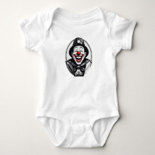 "The Grin – Dark Joker Logo Design" Baby Bodysuit