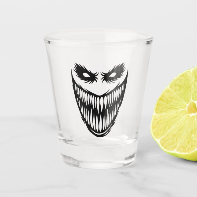 The Grin Shot Glass (Front)