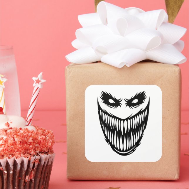 The Grin Square Sticker (Party)