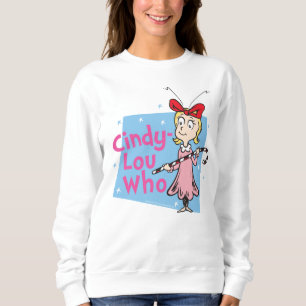 The Grinch   Cindy-Lou Who - Candy Cane Sweatshirt