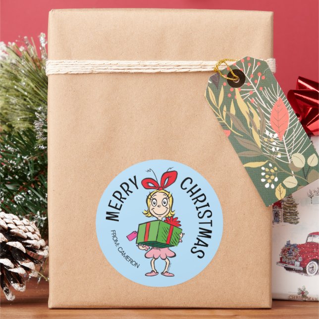 The Grinch | Cindy-Lou Who | Christmas Gift Tag (Holiday)