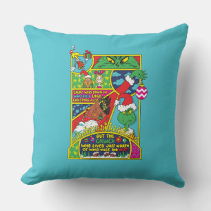 The Grinch   Comic Graphic Cushion
