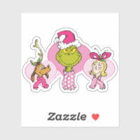 The Grinch Crew in Pink Valentine's Portrait