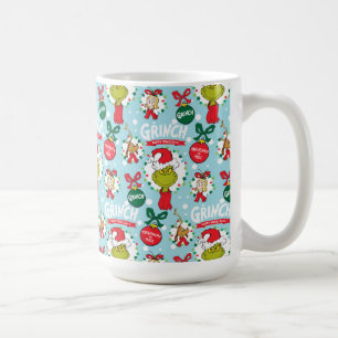 The Grinch Happy Wholidays Pattern Coffee Mug