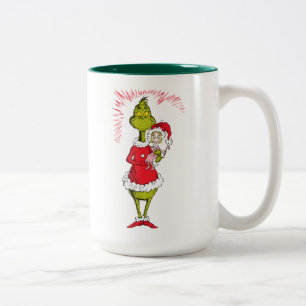 The Grinch Holds Cindy Lou Who Two-Tone Coffee Mug