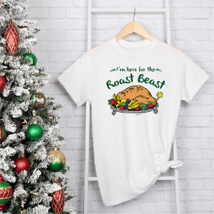 The Grinch   I'm Here for the Roast Beast Quote T-Shirt