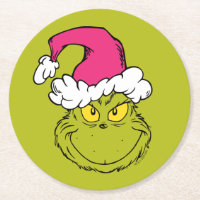 The Grinch in Pink Santa Hat