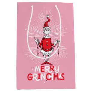 The Grinch   Merry Grinchmas Medium Gift Bag