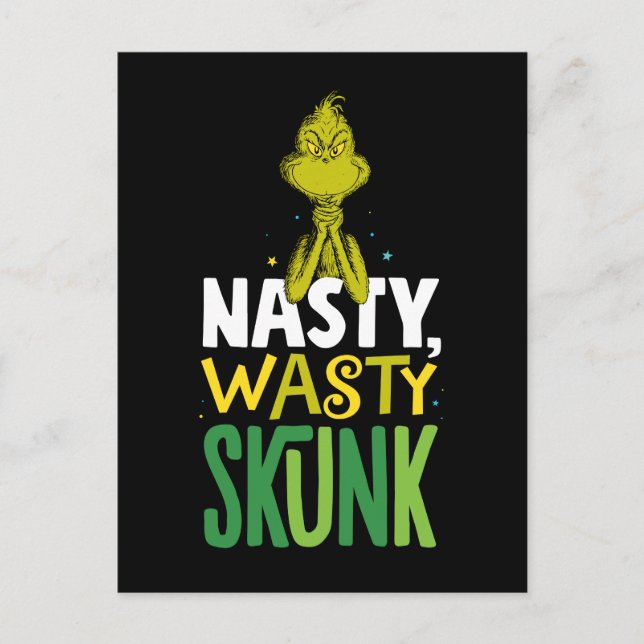 The Grinch | Nasty Wasty Skunk Postcard (Front)