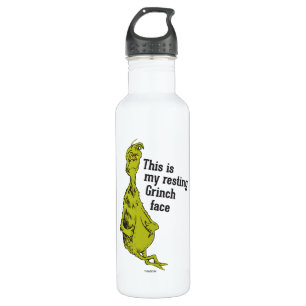 The Grinch   Resting Grinch Face 710 Ml Water Bottle