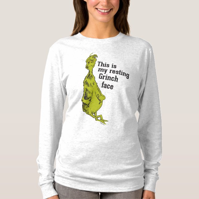 The Grinch | Resting Grinch Face T-Shirt (Front)