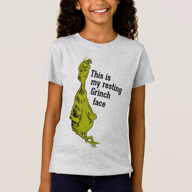 The Grinch | Resting Grinch Face T-Shirt (Front)