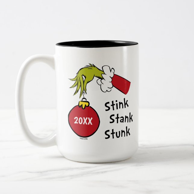 The Grinch | Stink Stank Stunk Two-Tone Coffee Mug (Left)