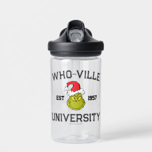 The Grinch   Who-ville University Est 1957 Water Bottle