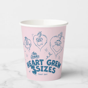 The Grinch's Heart Grew 3 Sizes Paper Cups