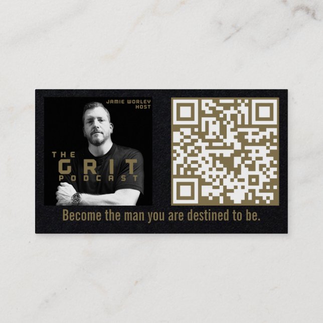 The GRIT Podcast Invite Cards (Back)