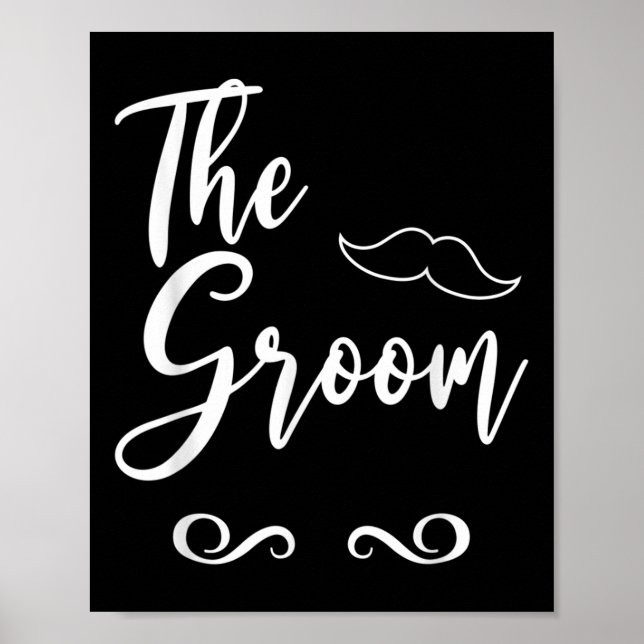 The Groom &amp; Bride Wedding Matching  Poster (Front)