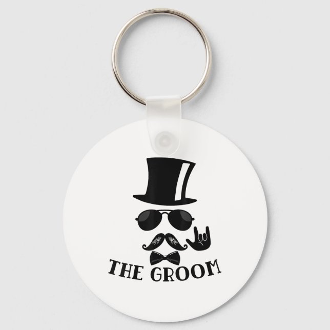 The Groom Bachelor Party Groomsmen Gifts _1  Key Ring (Front)