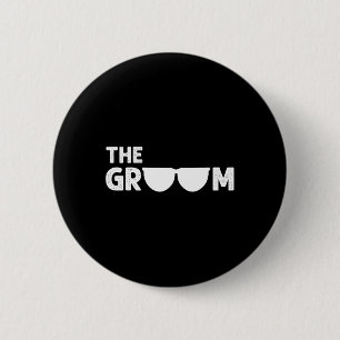 The Groom Bachelor Party Stag Groomsmen Wedding Te 6 Cm Round Badge