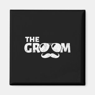 The Groom Bachelor Party Stag Groomsmen Wedding Te Magnet