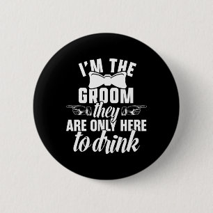 The Groom Bachelor Supplies Party Wedding 1 6 Cm Round Badge
