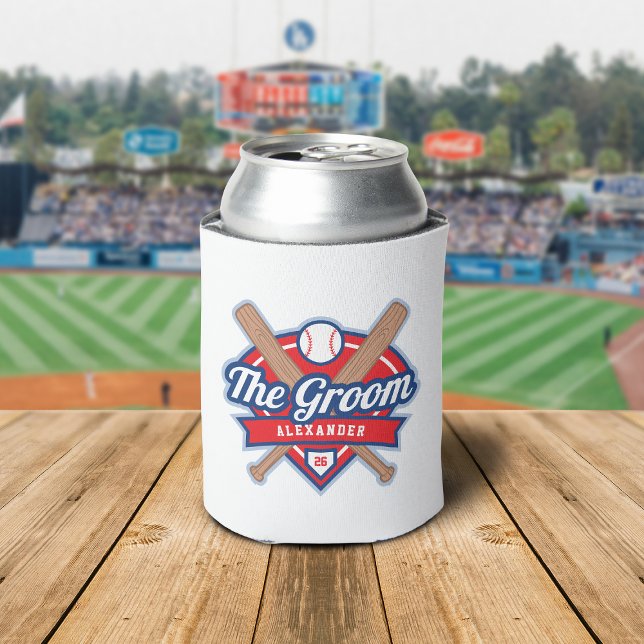 The Groom Baseball Foam Can Cooler (Creator Uploaded)