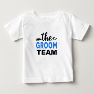 The Groom Crew Blue Baby T-Shirt
