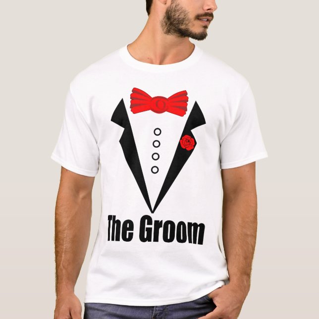 THE GROOM,funny groom,bachelor party,engagement T-Shirt (Front)