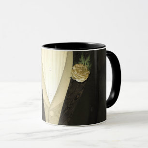 The Groom "His" (ivory) Wedding Mug