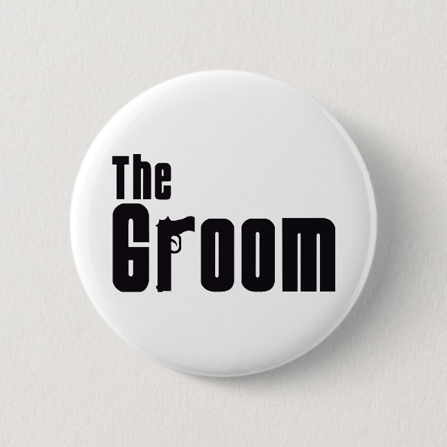 The Groom (Mafia) 6 Cm Round Badge (Front)