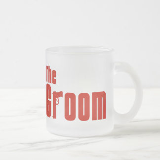 The Groom (Mafia Red) Frosted Glass Coffee Mug